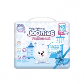 JOONIES Premium Soft ���������� ��� �������������, ������ NB (0-5 ��), 24 ��.