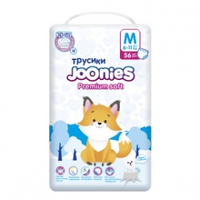 JOONIES Premium Soft ����������-�������, ������ M (6-11 ��), 56 ��.