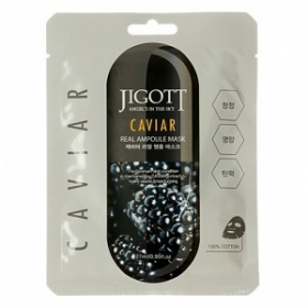 280283 "Jigott" Caviar Real Ampoule Mask ��������� �������� ����� � ���������� ������ ���� 27 ��